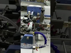 Impresión de papel Máquina plegable folletos carpetas embalaje médico folletos Máquina plegable