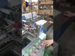 Máquina de plegado de papel de tamaño A3Machina de plegado automático de folletos con apilador de entrega