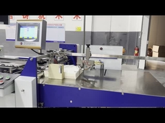 Máquina de plegado de papel para folletos de formato grande de 550T