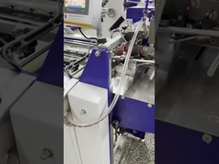 Máquina plegadora de papel de alta velocidad con apilador vertical