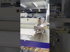 Máquina de plegado de papel A4 de alta velocidad con plegado cruzado