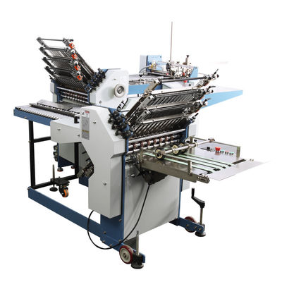 Anchura completamente automática de la máquina de papel industrial 480m m del doblez para el folleto