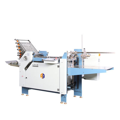 equipo plegable de papel A4, carpeta de papel industrial de 360m m con la placa de 12 hebillas