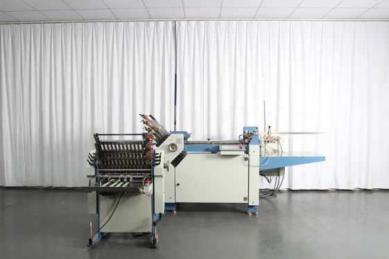 380 máquina plegable de papel eléctrica de voltio 3.8KW con la rueda de la succión de tres agujeros