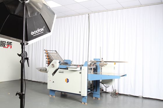 máquina plegable de papel industrial A3 de 480m m con la placa de 12 hebillas