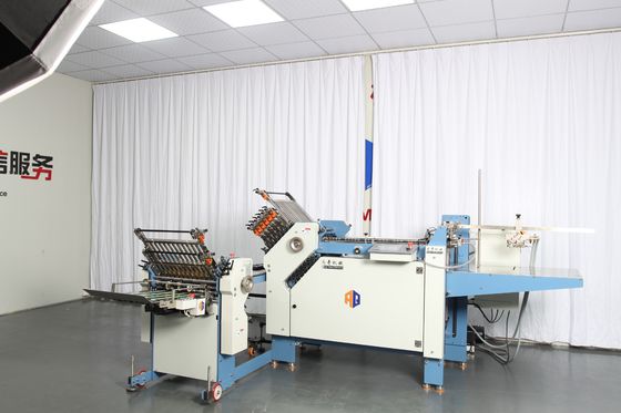 Anchura de papel de alta velocidad automática 480m m de la máquina del plegamiento A3 para la industria de impresión