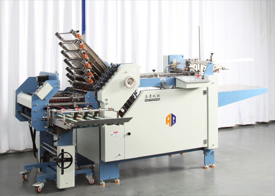 La hebilla 12 platea la máquina plegable de papel automática con la alarma del atasco de papel