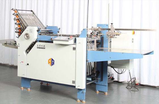 máquina plegable de papel eléctrica de la anchura de 360m m para el folleto del prospecto del tamaño de A3 A4