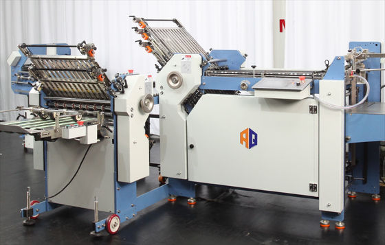 Tipo de conducción plegable de papel del engranaje de la anchura de la máquina 480m m del prospecto de alta velocidad