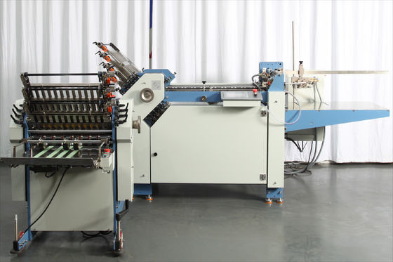 la cruz automática 380V dobla la máquina plegable de papel para los prospectos farmacéuticos