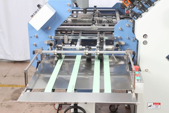 Máquina cruzada de la carpeta del cuchillo del doblez automática con la placa de 6 hebillas