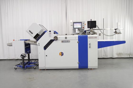 Máquina de plegado de folletos de la serie TS Largo formato Ancho 480 mm Inserción Farmacéutica