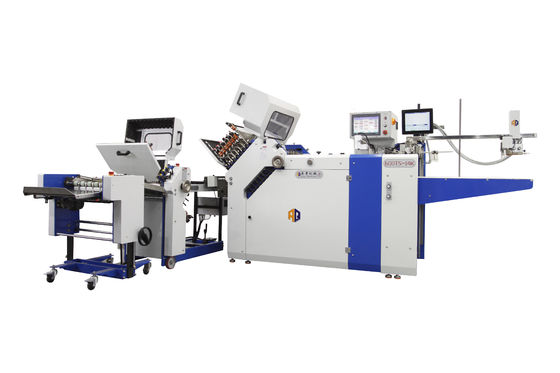 Máquina plegable de papel 70*120m m 300gsm del formato grande de la velocidad rápida para las hojas de instrucciones