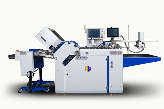 Máquina de plegado de papel de gran formato totalmente automática de uso pesado para folletos farmacéuticos