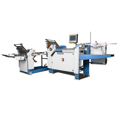A3 Papel de pliegue cruzado folletos manuales máquina de pliegue de papel AOQI aspirador de aire