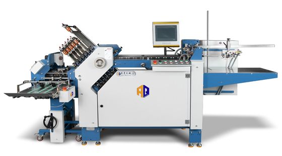 Máquina automática de plegado de papel de cruz de alta velocidad ancho 360 mm