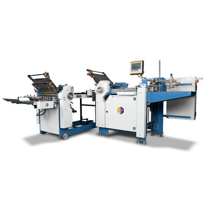 Máquina automática de plegado de papel de plegado cruzado PLC carpeta de papel manual