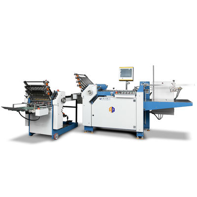 3.8KW Máquina de plegado de papel de pliegue cruzado para la industria de la impresión Máquina de plegado e inserción