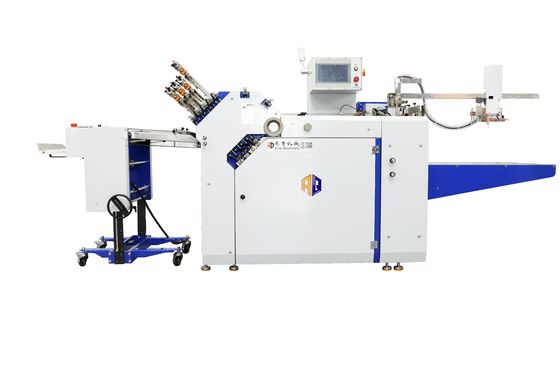 Máquina de plegado de papel con alimentador de pila Zigzag automático para folleto farmacéutico