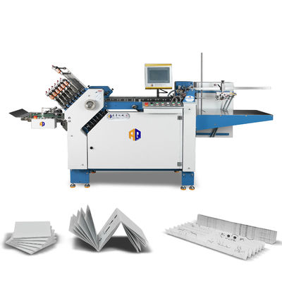 Máquina de plegado de papel de precisión para la inserción de folletos farmacéuticos