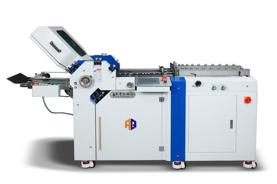 AOQI Máquina plegable de papel con succión de aire con alimentador de succión de carga continua