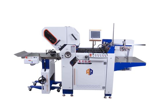 Carpeta de papel automática de tamaño A3 para folletos comerciales Máquina plegable de papel con capó de ruido