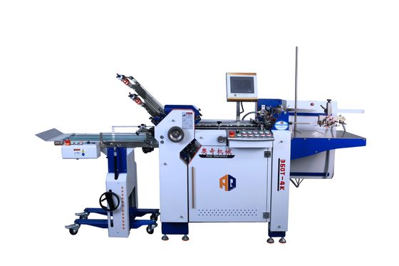 4 máquina plegable de papel de la placa A4 de la hebilla automática para la industria de impresión