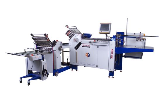Máquina de carpetas comerciales y folletos de papel Máquina de plegado de papel para imprimir folletos