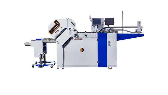 Máquina de plegado de folletos farmacéuticos de gran formato de 600 mm para imprimir carpetas
